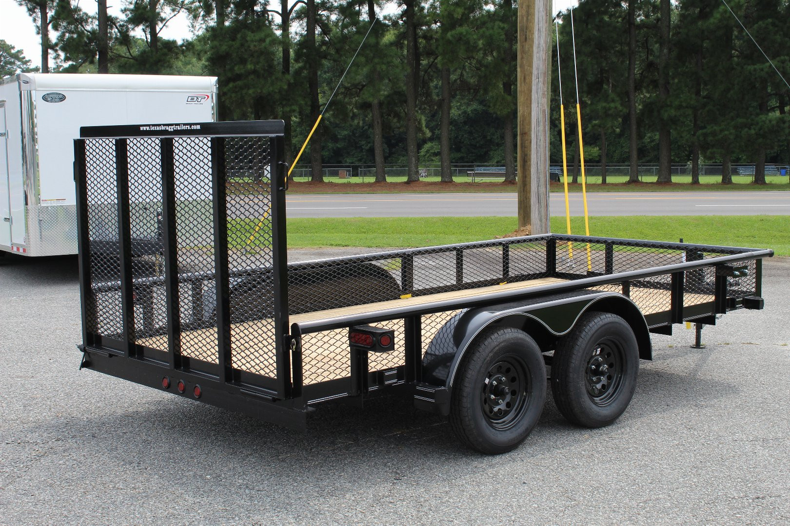 New 2025 TEXAS BRAGG TRAILERS 14P w/ Expanded Sides and Gate Utility Trailer
