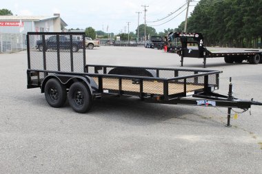 New 2025 TEXAS BRAGG TRAILERS 14P w/ Expanded Sides and Gate Utility Trailer