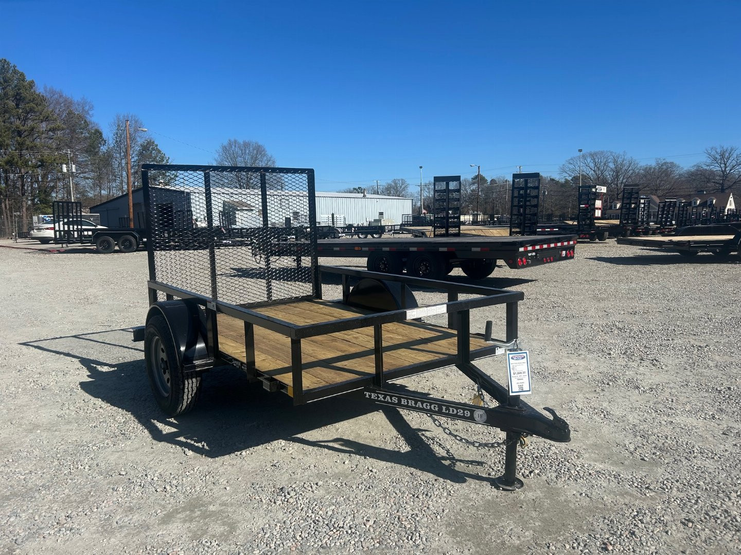 New 2025 TEXAS BRAGG TRAILERS 5x8LD w/ Gate Utility Trailer