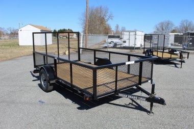 New 2025 TEXAS BRAGG TRAILERS 6x12LD w/ 2' Sides & Gate Utility Trailer