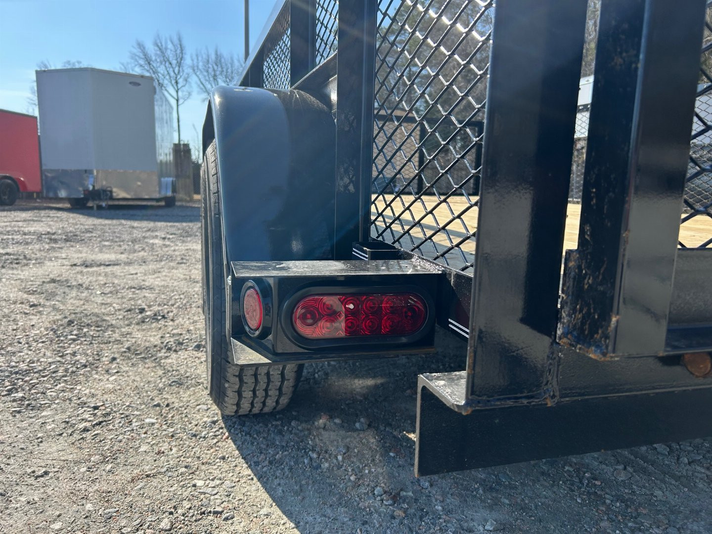 New 2025 TEXAS BRAGG TRAILERS 12LD w/ 2' Exp Metal Sides & Gate Utility Trailer