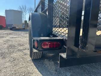 New 2025 TEXAS BRAGG TRAILERS 12LD w/ 2' Exp Metal Sides & Gate Utility Trailer