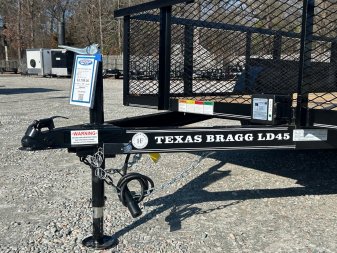 New 2025 TEXAS BRAGG TRAILERS 12LD w/ 2' Exp Metal Sides & Gate Utility Trailer