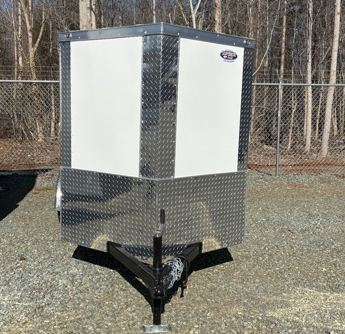 New 2025 ANVIL 5X8 Enclosed Trailer w/ Double Doors & Poly-Core Exterior