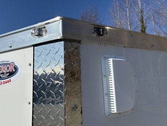 New 2025 ANVIL 5X8 Enclosed Trailer w/ Double Doors & Poly-Core Exterior