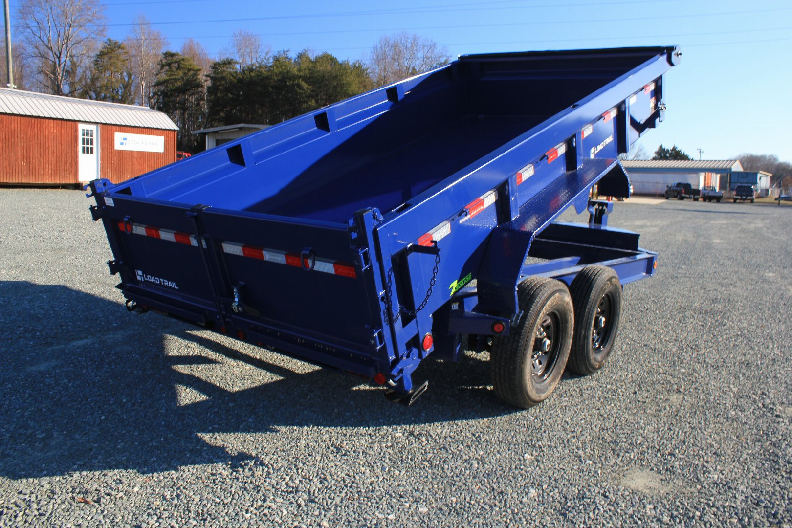 New 2025 Load Trail Low Pro 7X14 14K Dump Trailer w/ 2' Sides