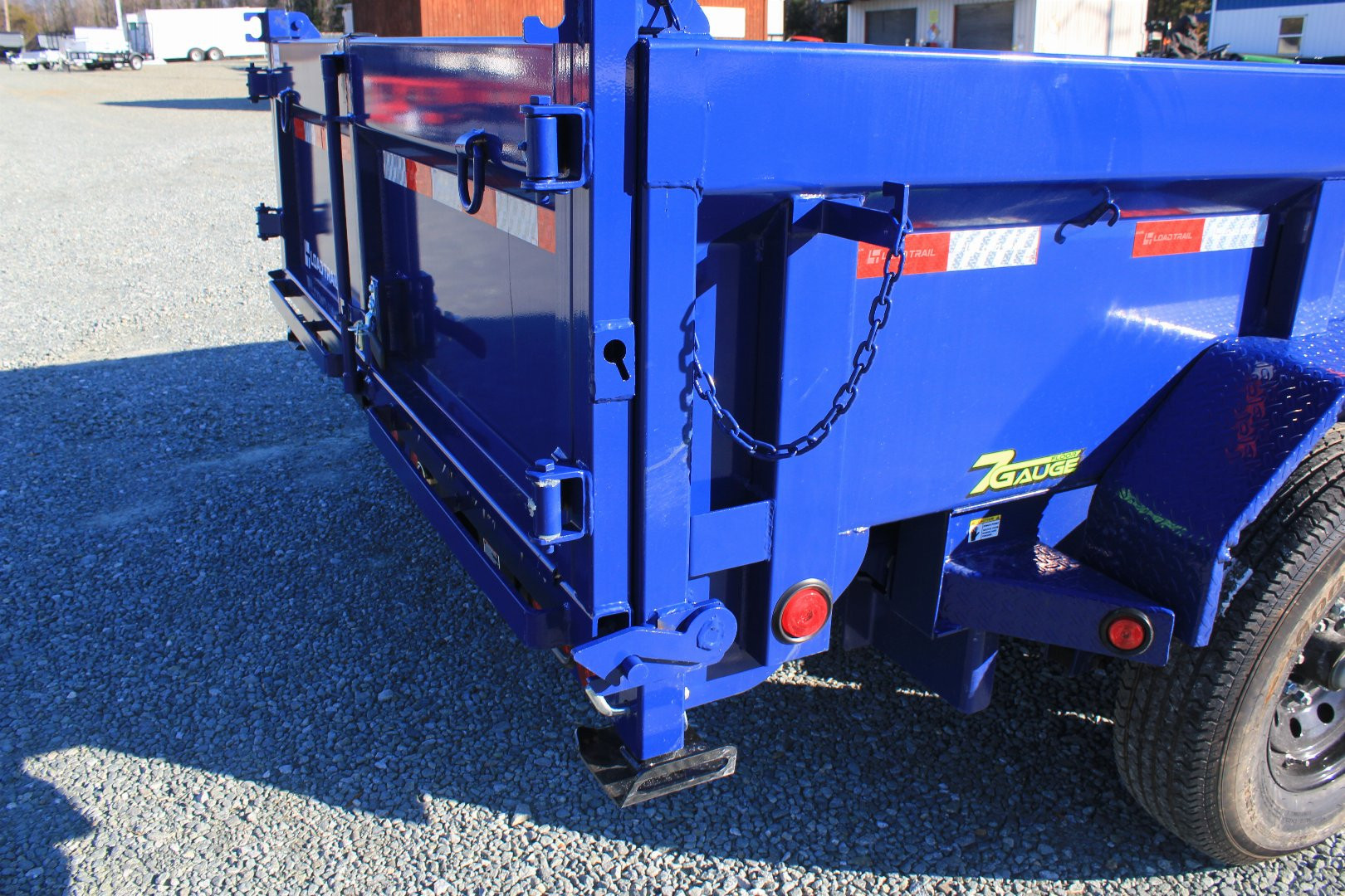 New 2025 Load Trail Low Pro 7X14 14K Dump Trailer w/ 2' Sides