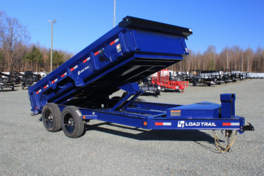 New 2025 Load Trail Low Pro 7X14 14K Dump Trailer w/ 2' Sides