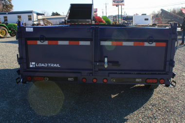 New 2025 Load Trail Low Pro 7X14 14K Dump Trailer w/ 2' Sides