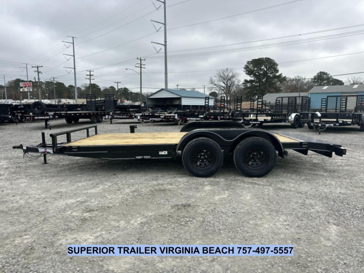 New 2025 TEXAS BRAGG TRAILERS 14+2 HCH Car Hauler w/ Weld On D-Rings & Removable Fender