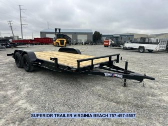 New 2025 TEXAS BRAGG TRAILERS 14+2 HCH Car Hauler w/ Weld On D-Rings & Removable Fender