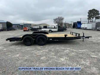 New 2025 TEXAS BRAGG TRAILERS 14+2 HCH Car Hauler w/ Weld On D-Rings & Removable Fender