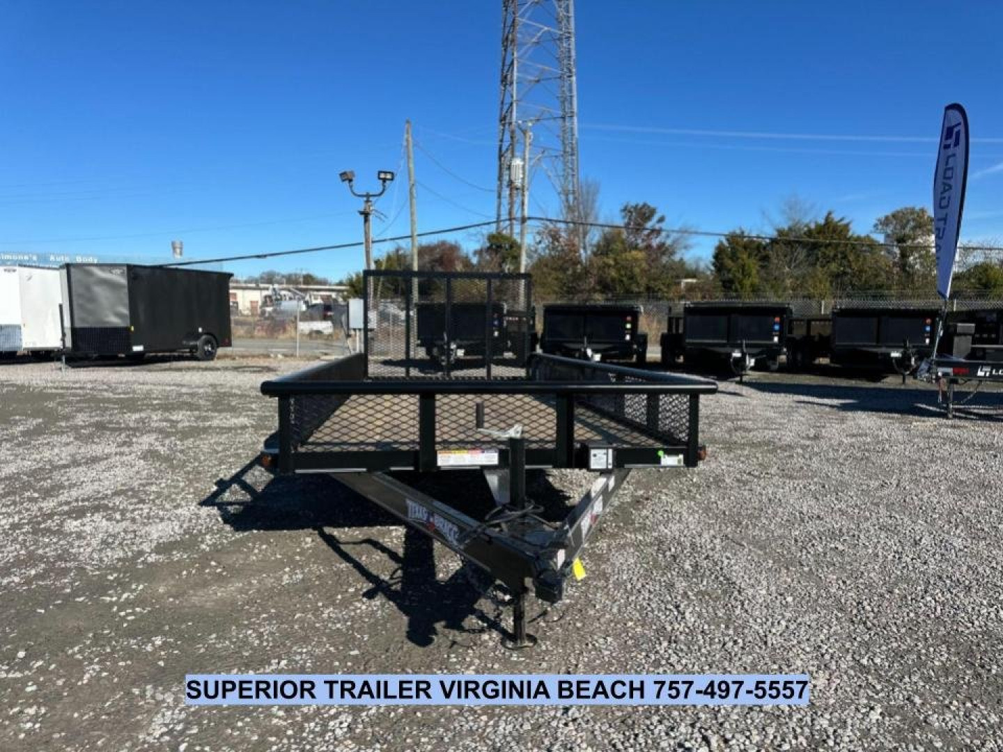 New 2025 TEXAS BRAGG TRAILERS 16P W/ Tailgate Utility Trailer