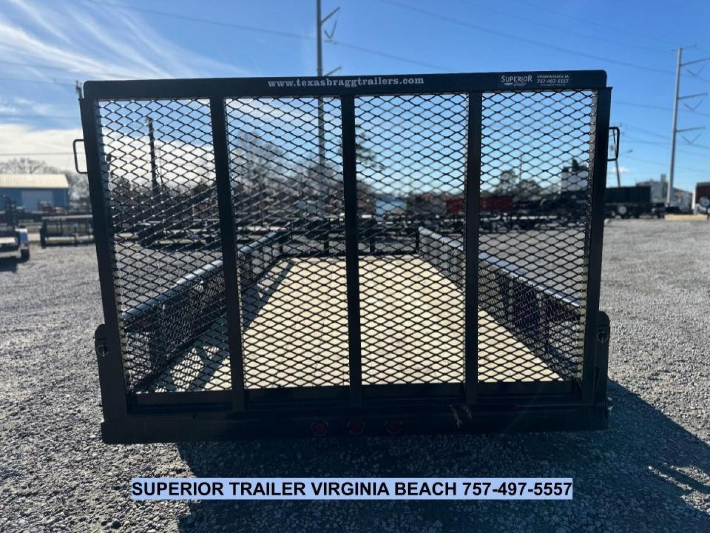 New 2025 TEXAS BRAGG TRAILERS 16P W/ Tailgate Utility Trailer