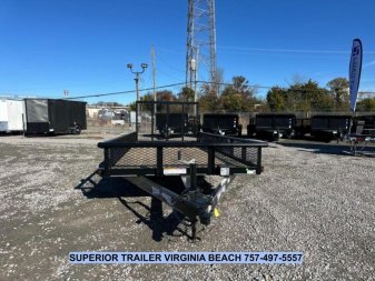 New 2025 TEXAS BRAGG TRAILERS 16P W/ Tailgate Utility Trailer
