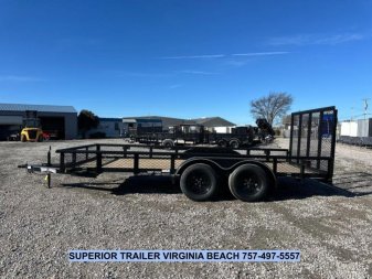 New 2025 TEXAS BRAGG TRAILERS 16P W/ Tailgate Utility Trailer