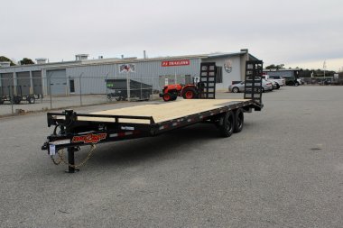 New 2025 Down 2 Earth 24ft 16K Deckover w/ Fold Up Ramps