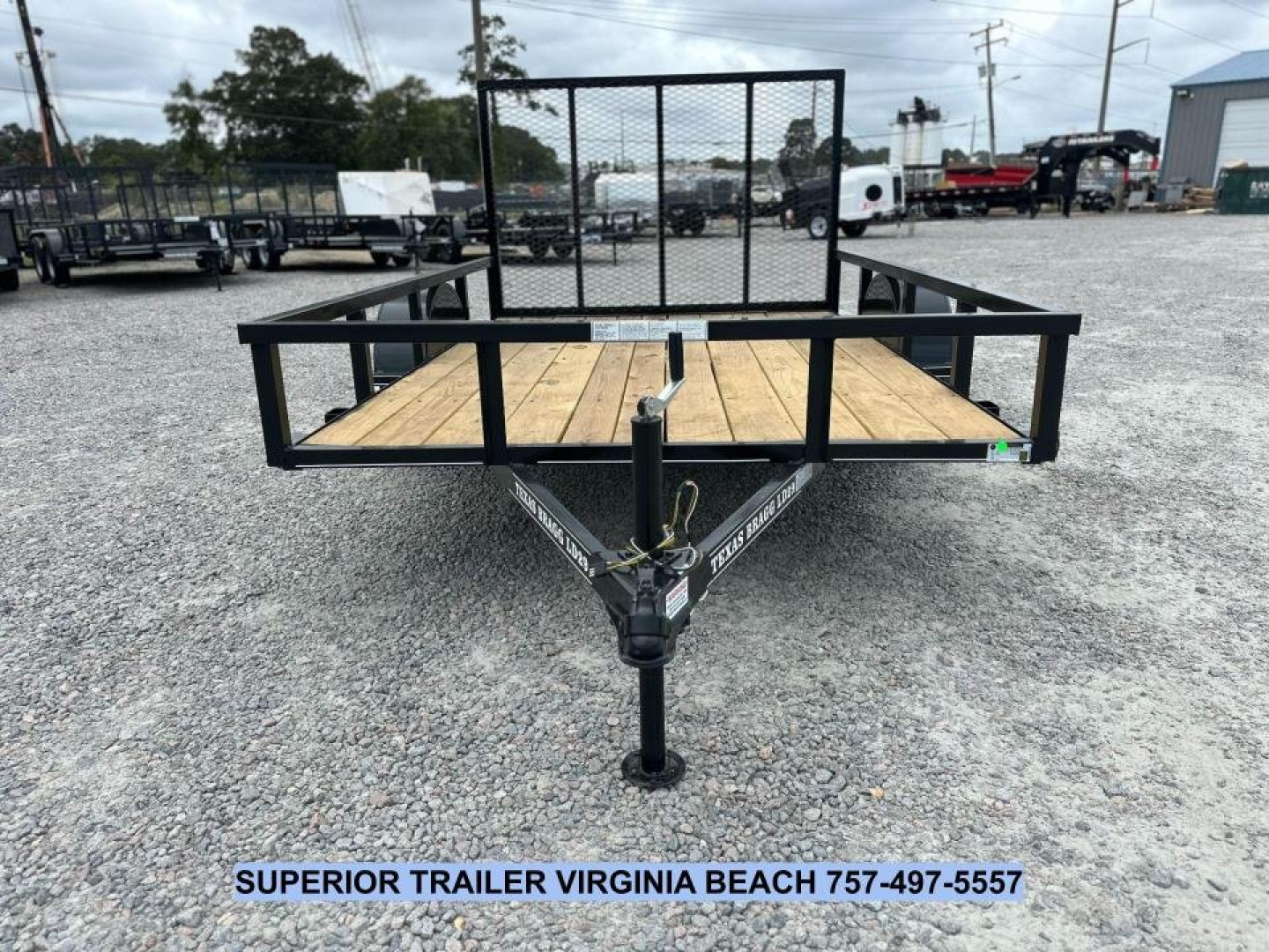 New 2025 TEXAS BRAGG TRAILERS 6x10LD w/ Gate Utility Trailer