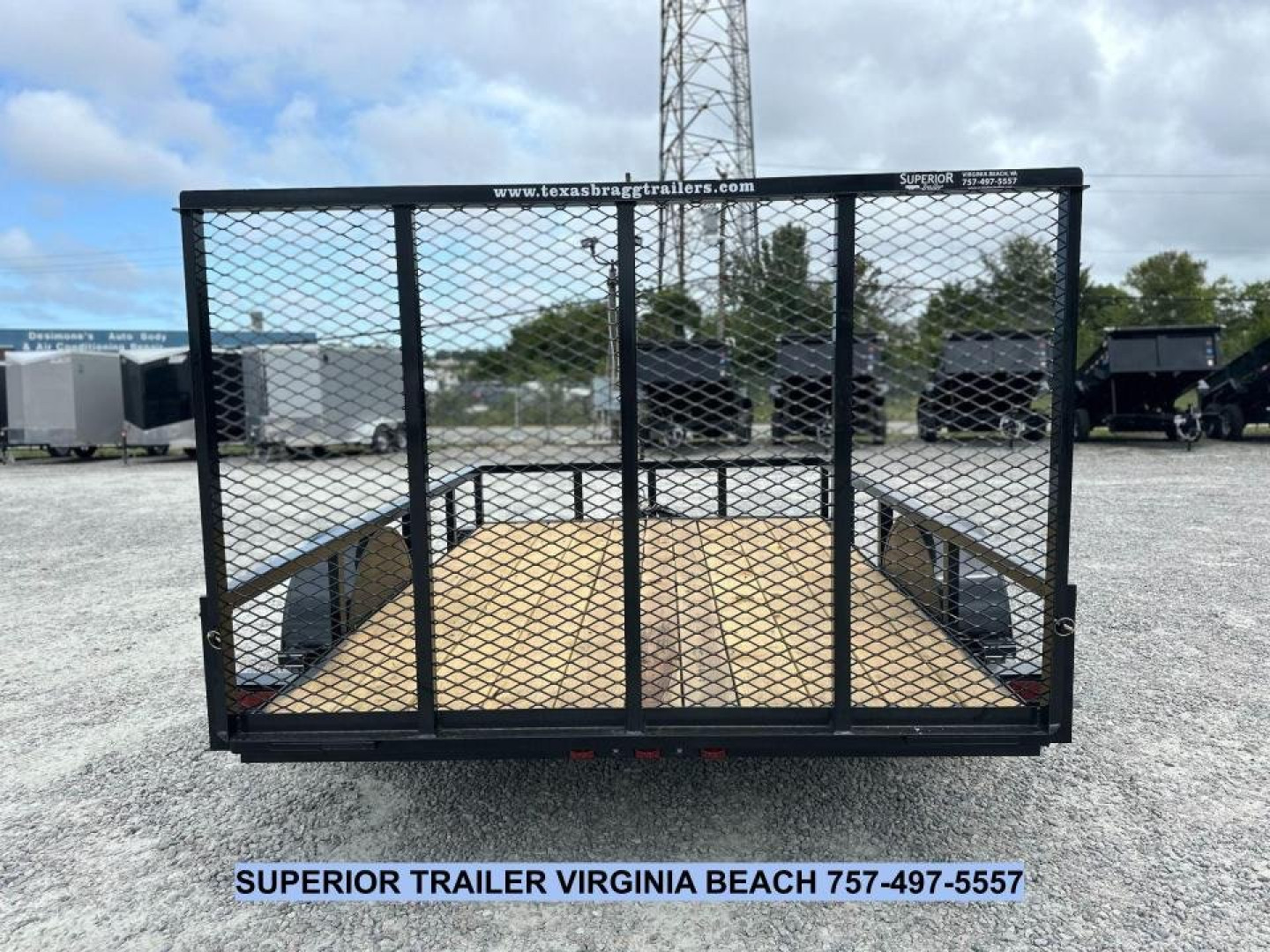 New 2025 TEXAS BRAGG TRAILERS 6x10LD w/ Gate Utility Trailer