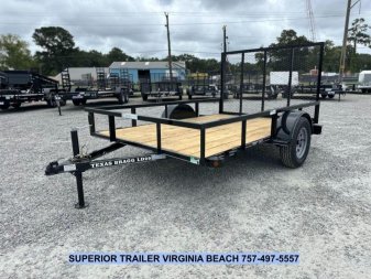 New 2025 TEXAS BRAGG TRAILERS 6x10LD w/ Gate Utility Trailer
