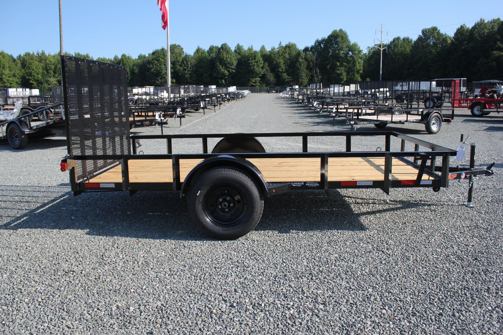 New 2025 DOWN 2 EARTH TRAILERS 6x12 w/ Gate Utility Trailer