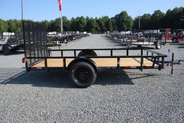 New 2025 DOWN 2 EARTH TRAILERS 6x12 w/ Gate Utility Trailer