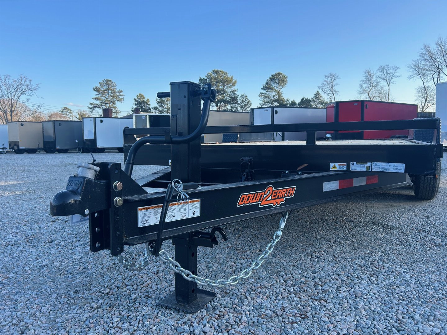 New 2025 Down 2 Earth 20ft 14K Tilt w/ Wood Deck