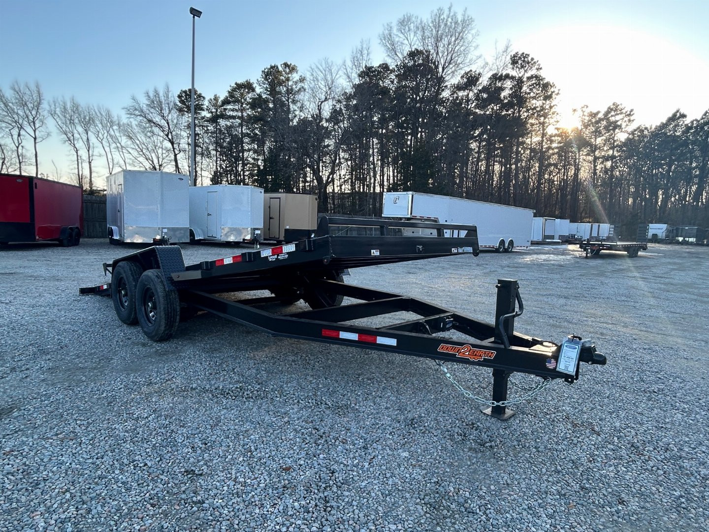 New 2025 Down 2 Earth 20ft 14K Tilt w/ Wood Deck