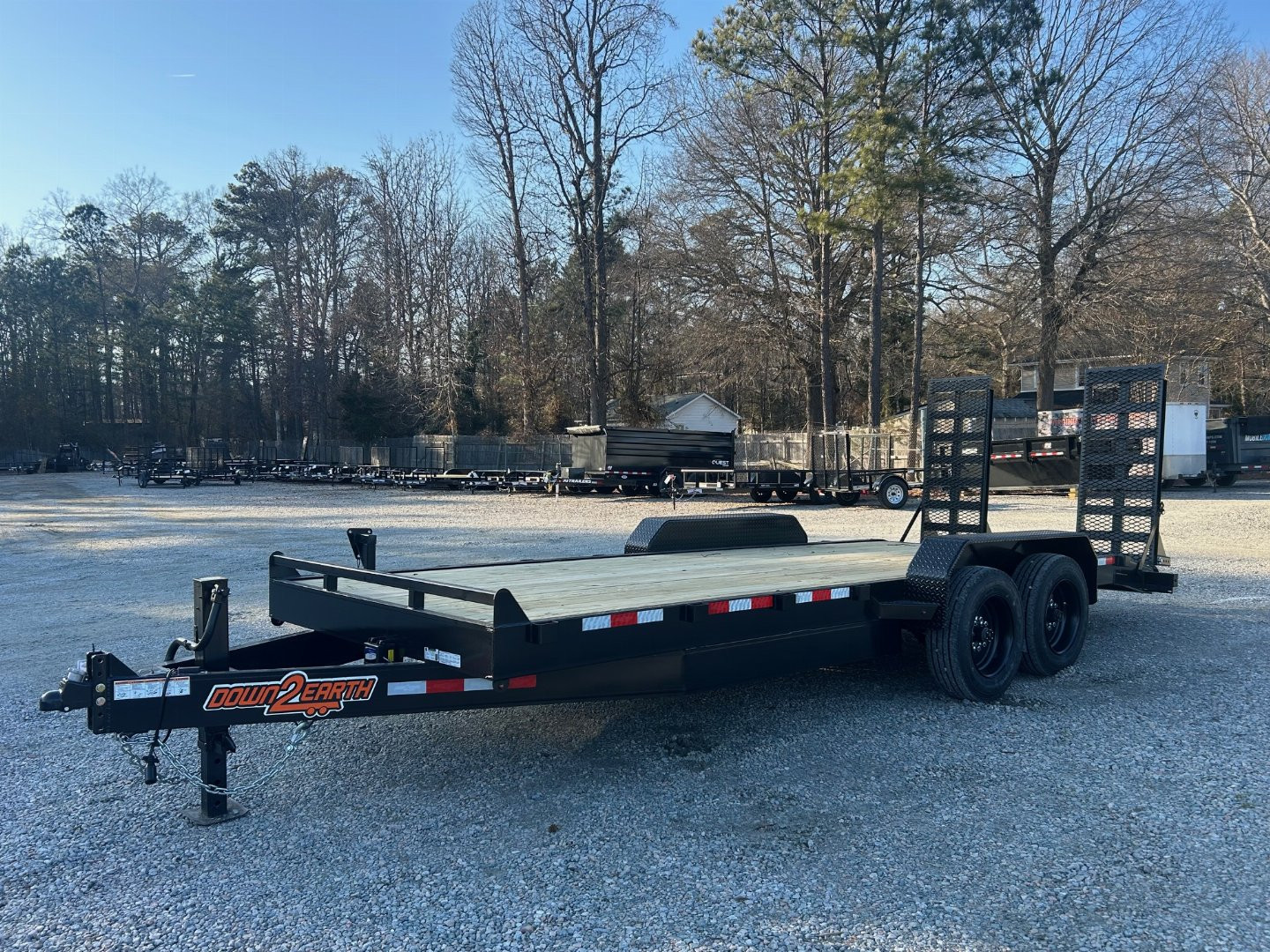 New 2025 Down 2 Earth 20ft 16K w/ Fold Up Ramps