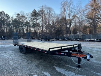 New 2025 Down 2 Earth 26ft 16K Deckover w/ Fold Up Ramps