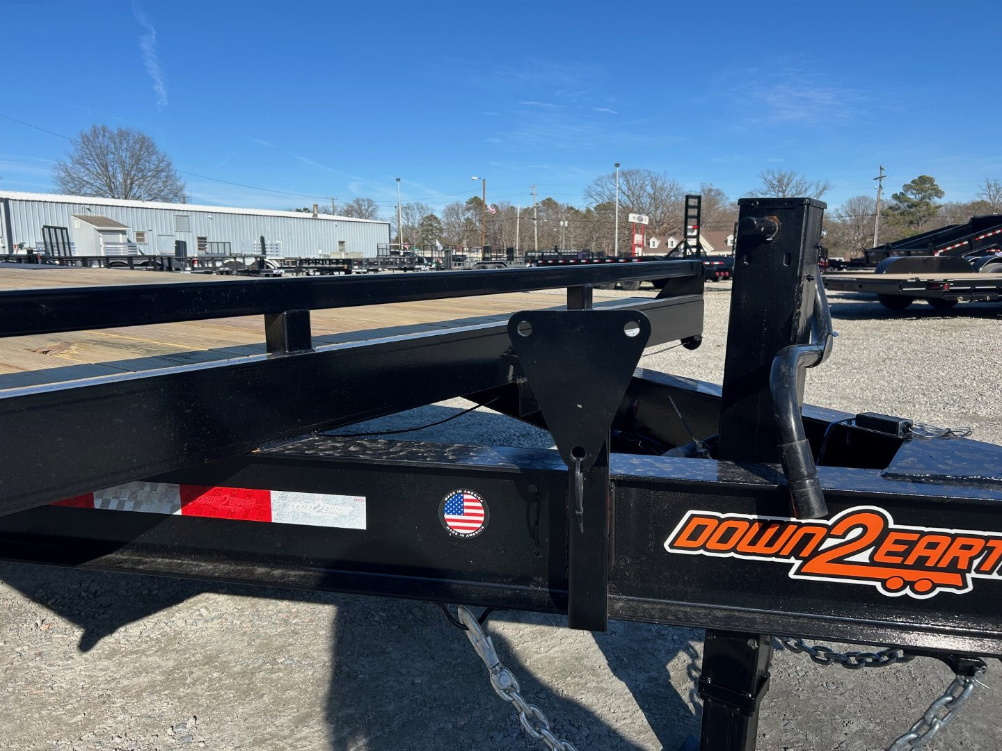 New 2025 Down 2 Earth 24ft 14K Deckover w/ Fold Up Ramps