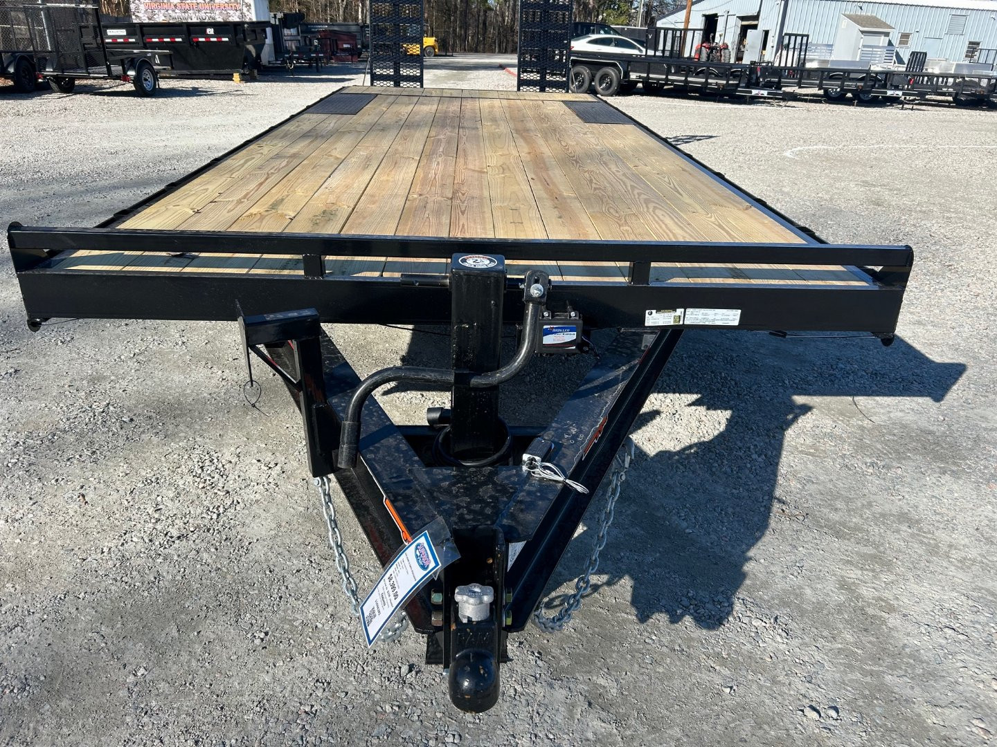 New 2025 Down 2 Earth 24ft 14K Deckover w/ Fold Up Ramps