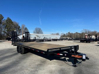 New 2025 Down 2 Earth 24ft 14K Deckover w/ Fold Up Ramps