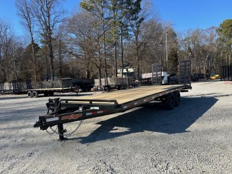 New 2025 Down 2 Earth 24ft 14K Deckover w/ Fold Up Ramps