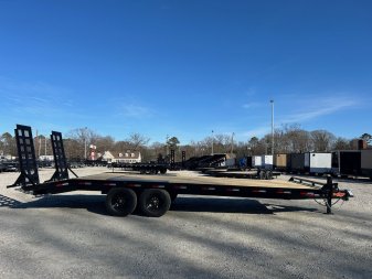 New 2025 Down 2 Earth 24ft 14K Deckover w/ Fold Up Ramps