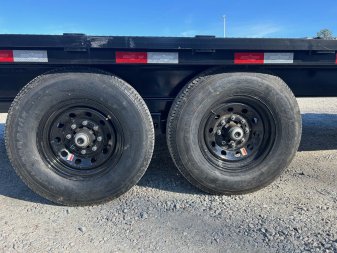 New 2025 Down 2 Earth 24ft 14K Deckover w/ Fold Up Ramps