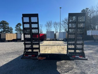 New 2025 Down 2 Earth 24ft 14K Deckover w/ Fold Up Ramps