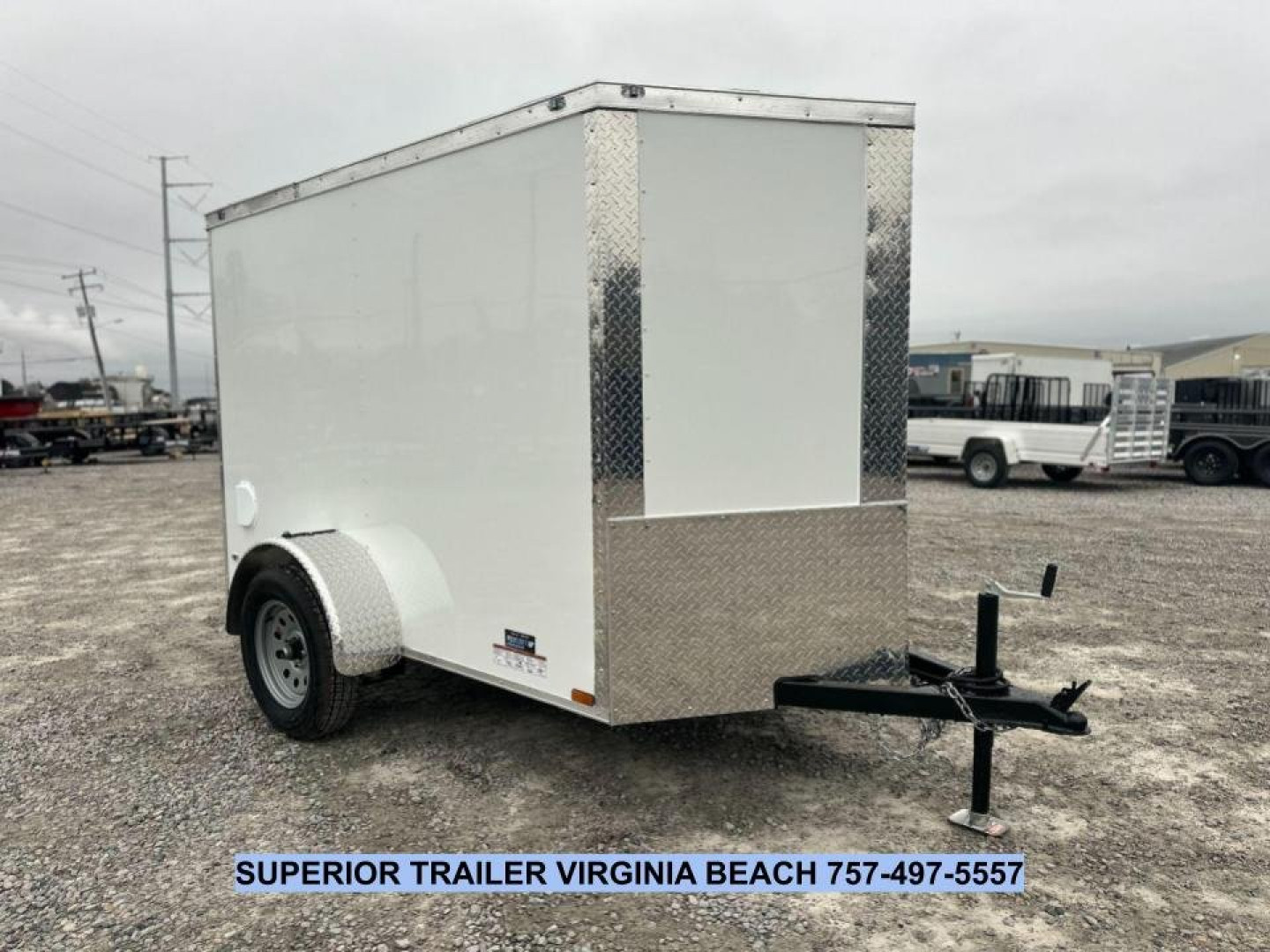 New 2025 ANVIL 5X8 w/Ramp Cargo / Enclosed Trailer
