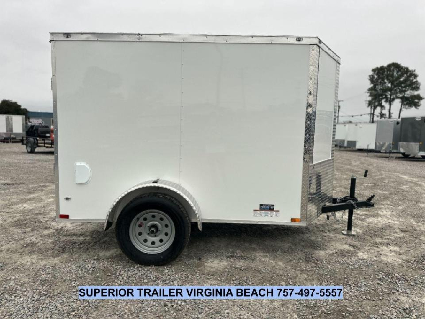 New 2025 ANVIL 5X8 w/Ramp Cargo / Enclosed Trailer