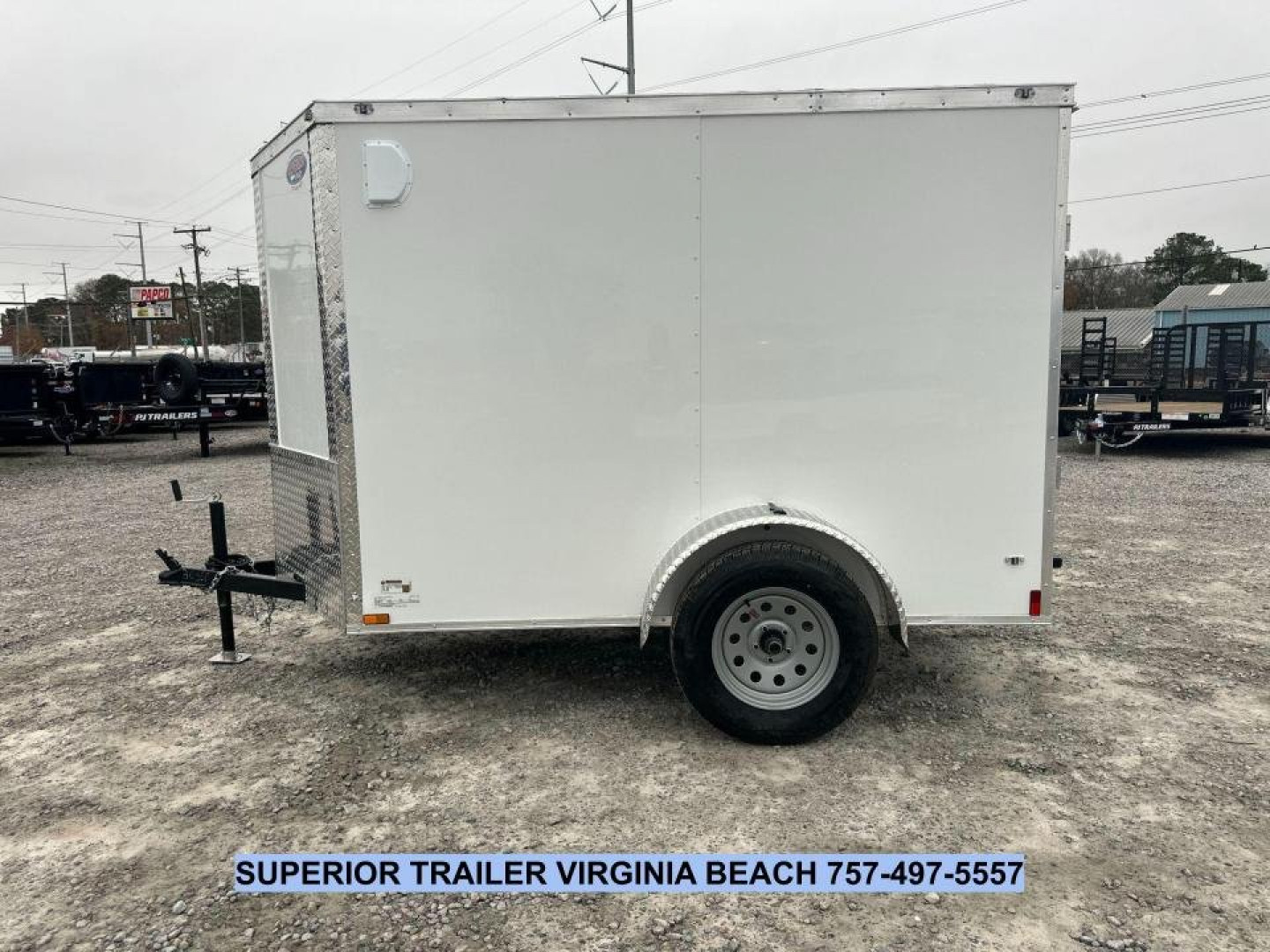 New 2025 ANVIL 5X8 w/Ramp Cargo / Enclosed Trailer