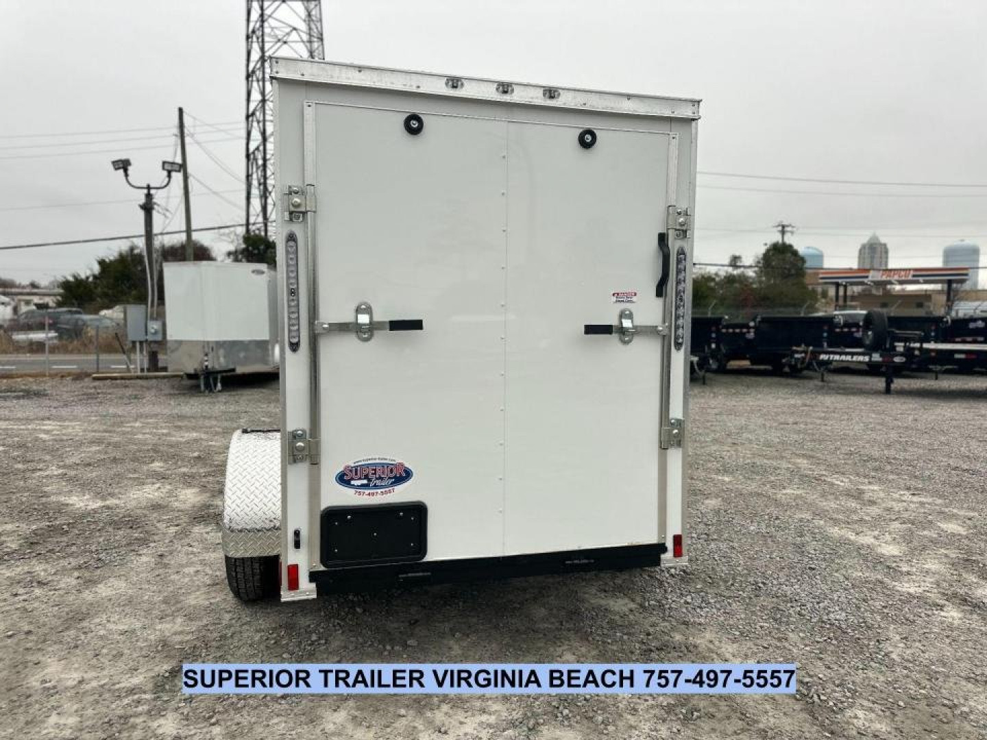 New 2025 ANVIL 5X8 w/Ramp Cargo / Enclosed Trailer