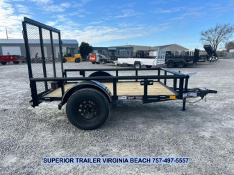 New 2025 TEXAS BRAGG TRAILERS 5X8P w/Tailgate Utility Trailer