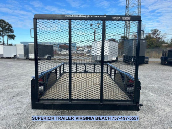 New 2025 TEXAS BRAGG TRAILERS 5X8P w/Tailgate Utility Trailer