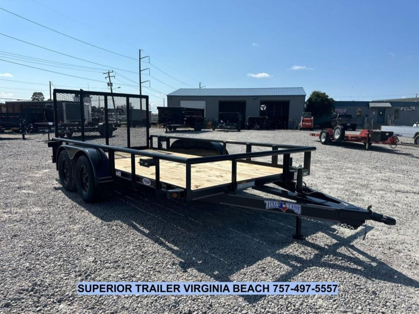 New 2025 TEXAS BRAGG TRAILERS 14P w/ Gate Utility Trailer