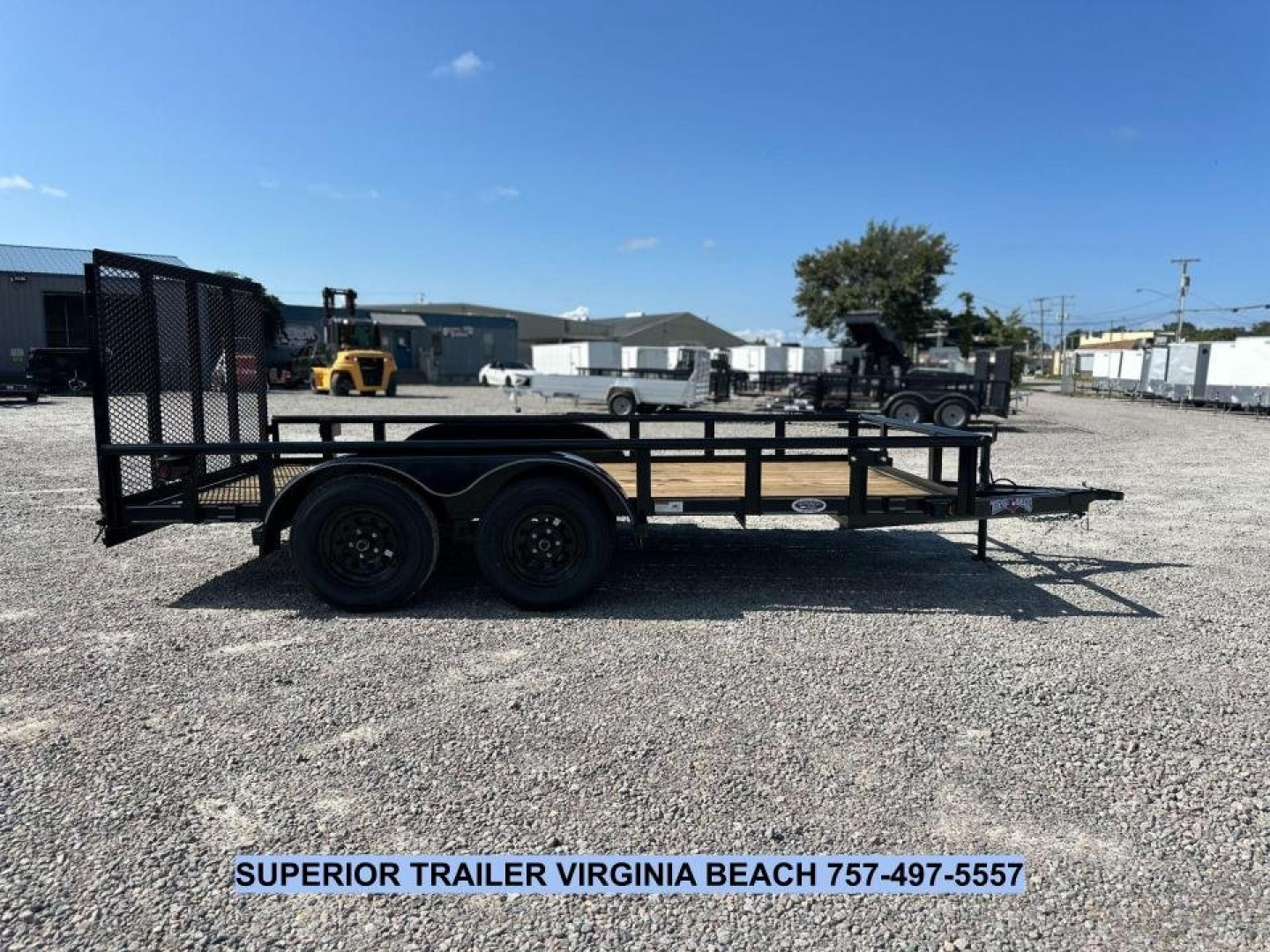 New 2025 TEXAS BRAGG TRAILERS 14P w/ Gate Utility Trailer