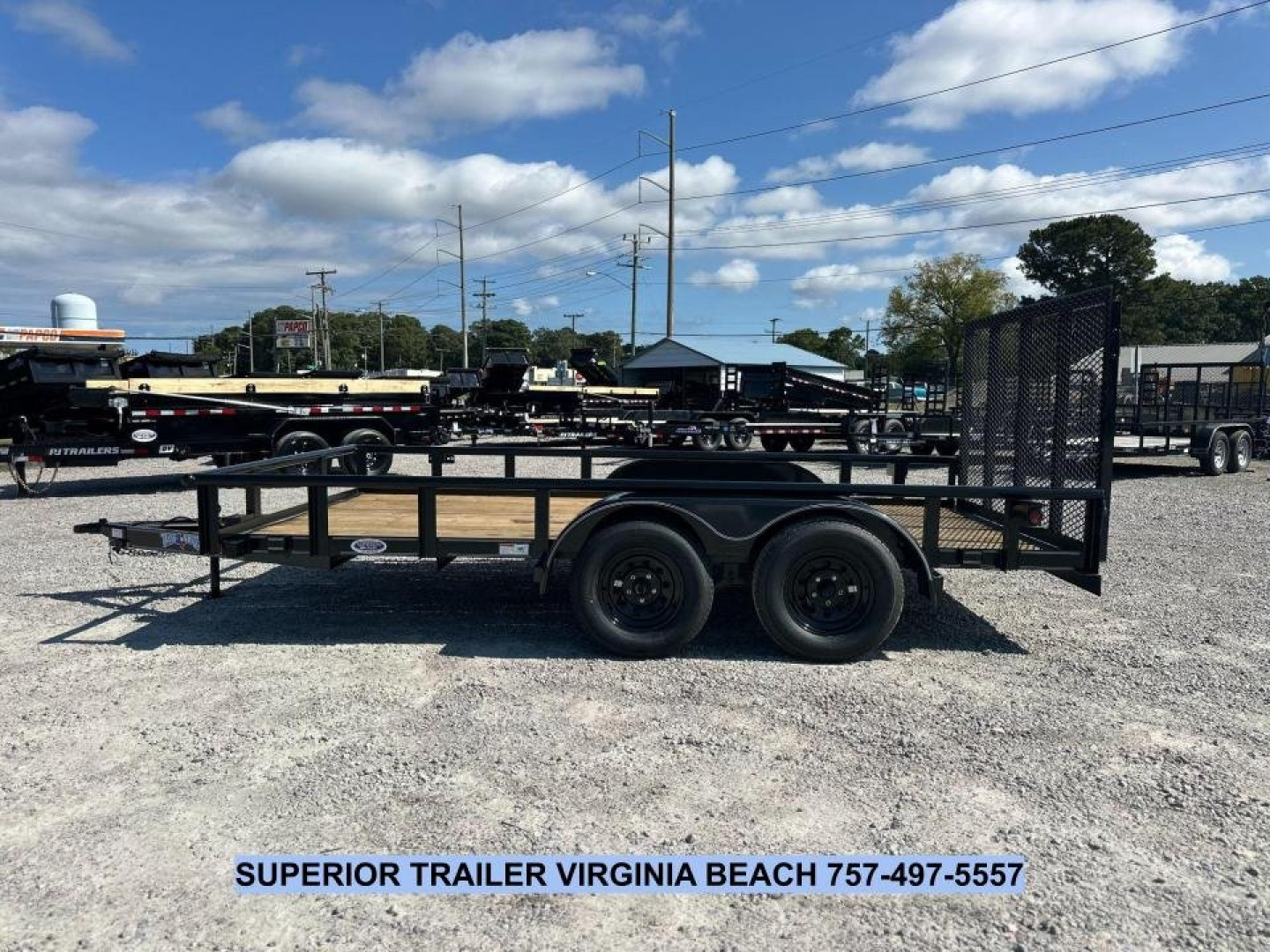 New 2025 TEXAS BRAGG TRAILERS 14P w/ Gate Utility Trailer