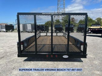 New 2025 TEXAS BRAGG TRAILERS 14P w/ Gate Utility Trailer