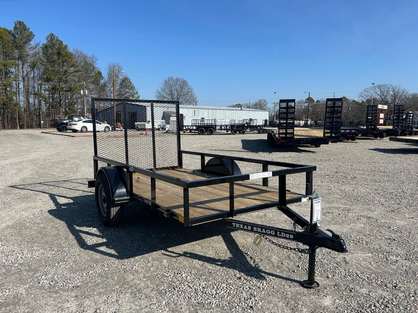 New 2025 TEXAS BRAGG TRAILERS 5x10LD w/ Gate Utility Trailer