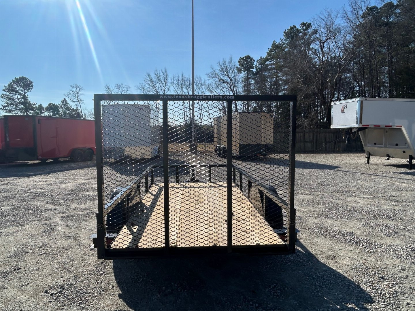 New 2025 TEXAS BRAGG TRAILERS 5x10LD w/ Gate Utility Trailer