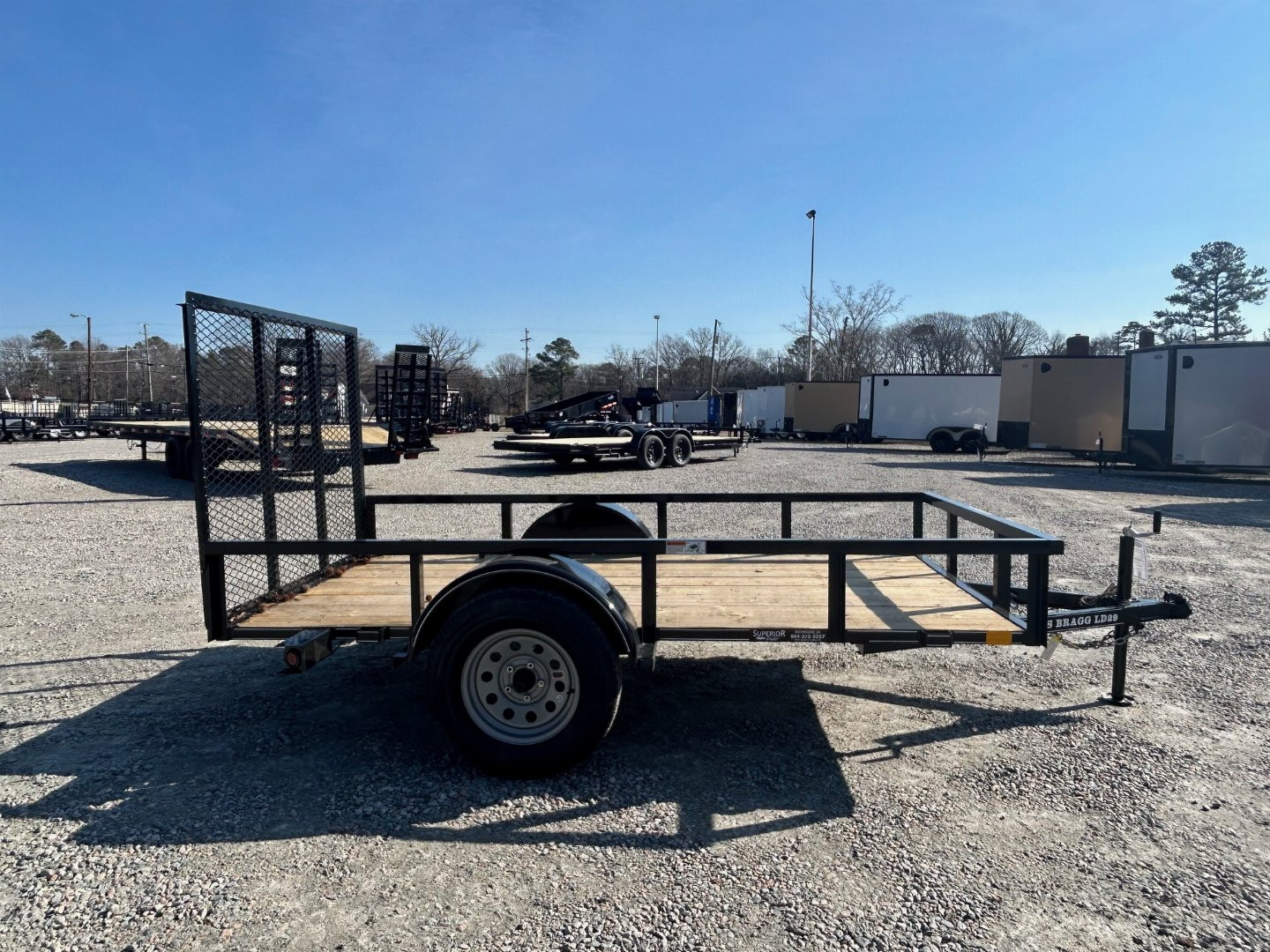 New 2025 TEXAS BRAGG TRAILERS 5x10LD w/ Gate Utility Trailer
